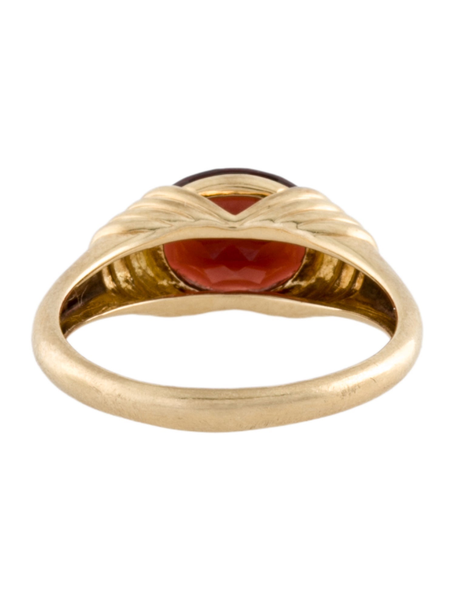 Mejuri 14K 2.84ct Garnet Heirloom Ring